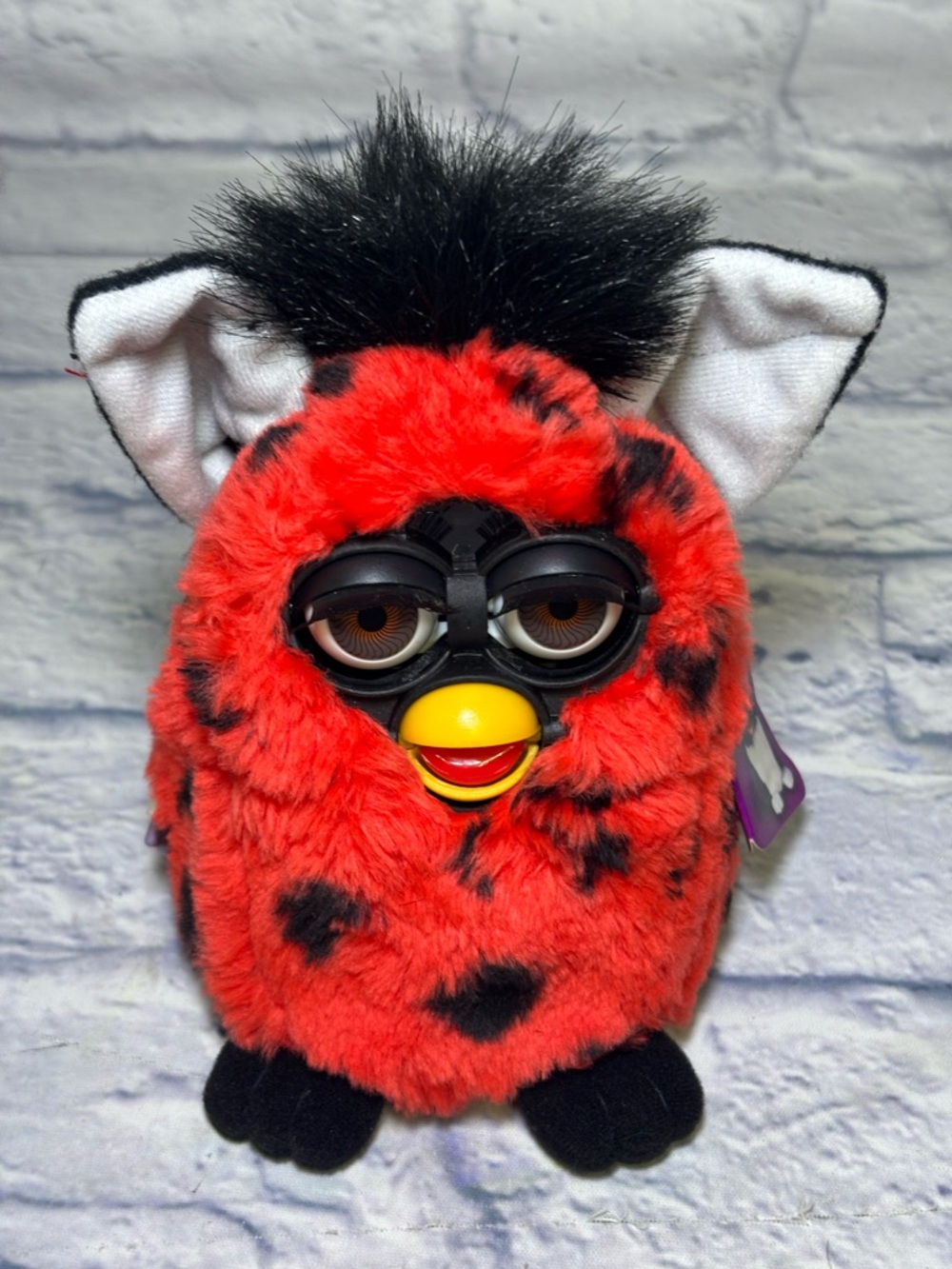 Furby Ladybug 1999 Vintage Red Black Tiger Electronics Doesn’t Work